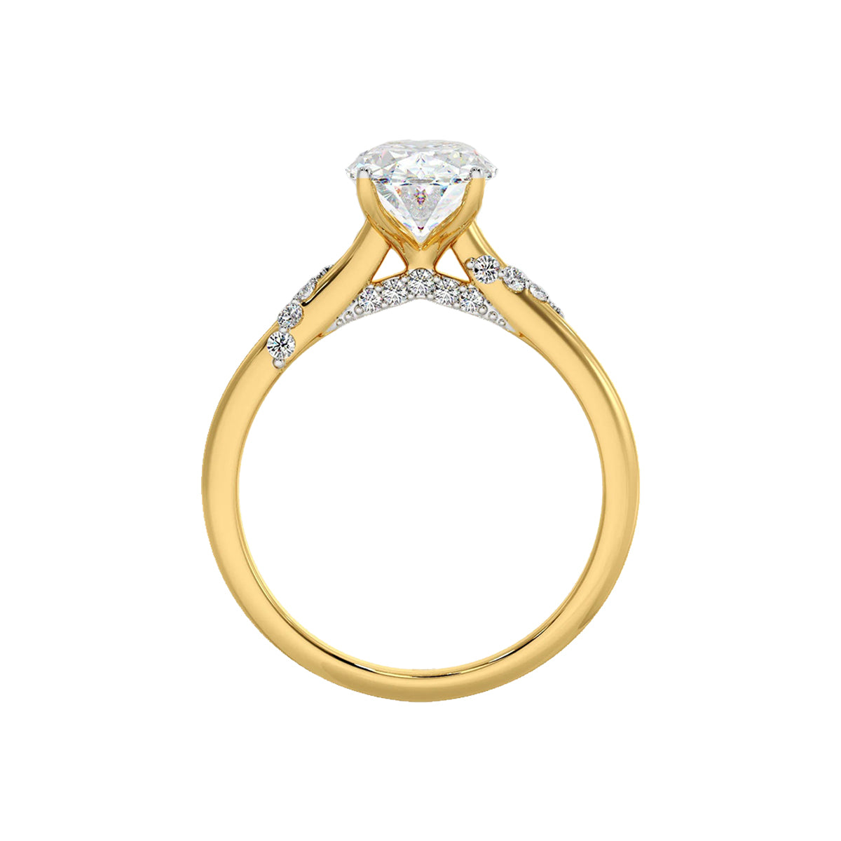 2 ct elena oval solitaire ring