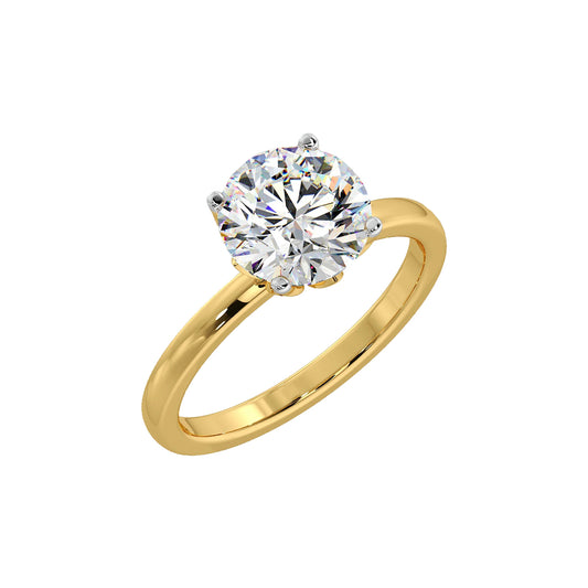 1 Ct Lotus Petal Ring