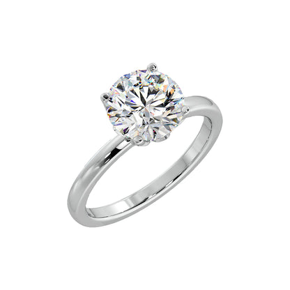 1 Ct Lotus Petal Ring
