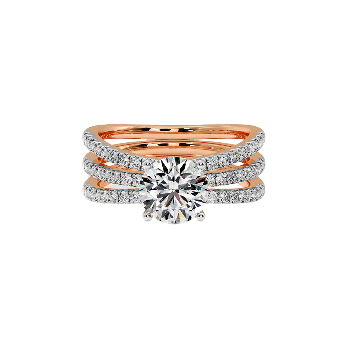 1 ct curl ring
