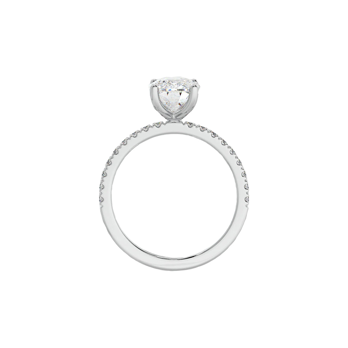 2 ct elongated cushion ring