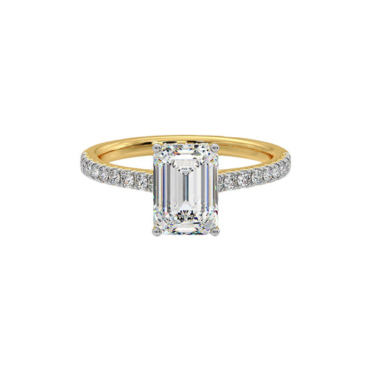 2 ct Emerald Solitaire Ring