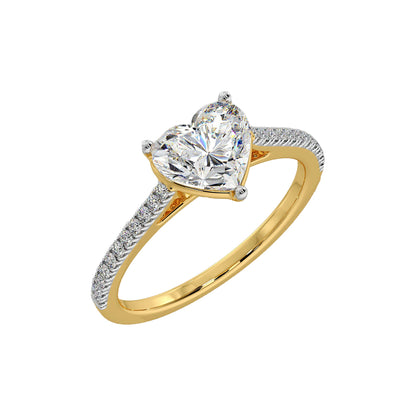 2 ct Heart Ring