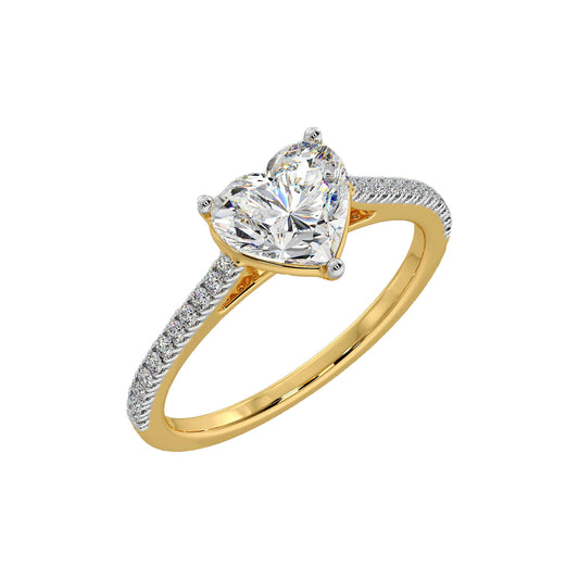 2 ct Heart Ring