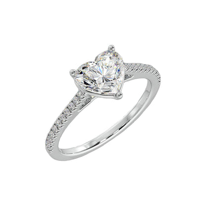 2 ct Heart Ring