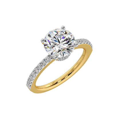 2 ct Secret Halo Ring