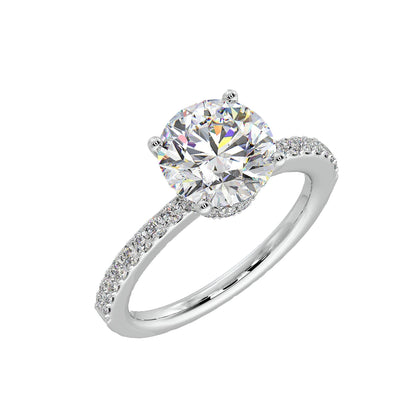 2 ct Secret Halo Ring