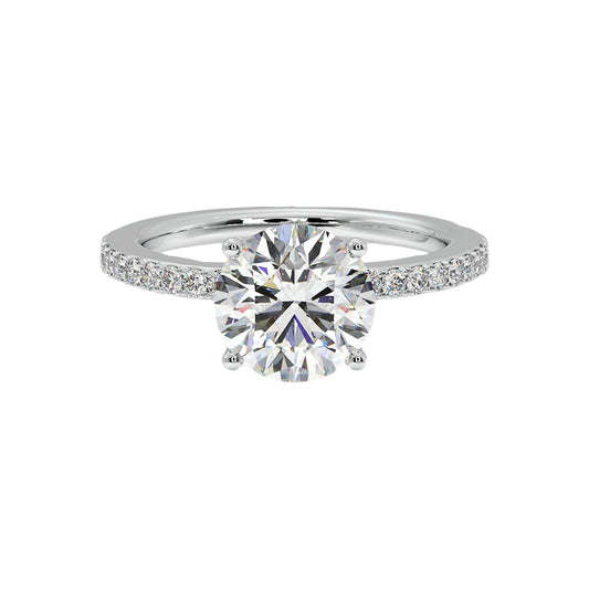 2 ct Secret Halo Ring