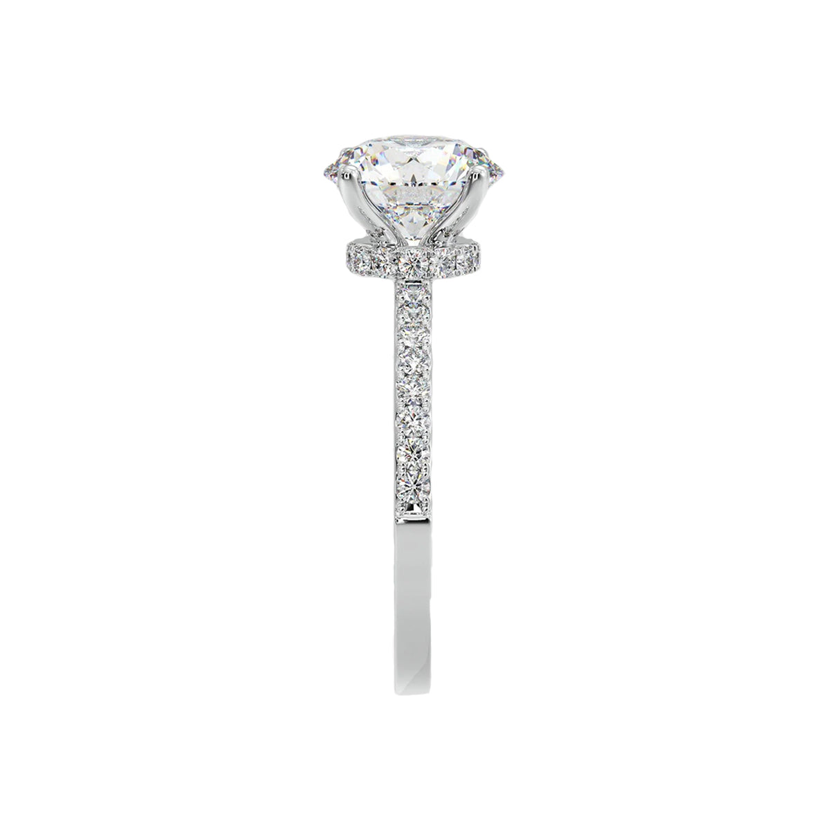 2 ct secret halo ring