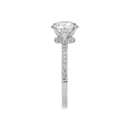 2 ct Secret Halo Ring