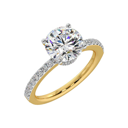 2 ct Secret Halo Ring