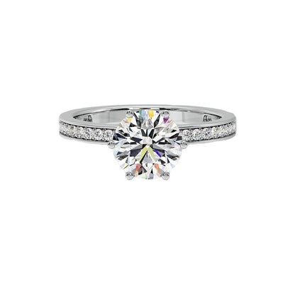 2 ct Bloom Secret Halo Ring