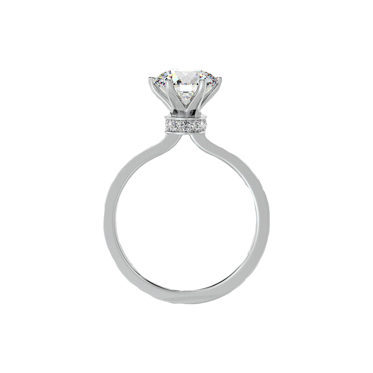 2 ct bloom secret halo ring