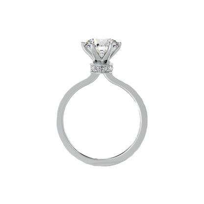 2 ct Bloom Secret Halo Ring