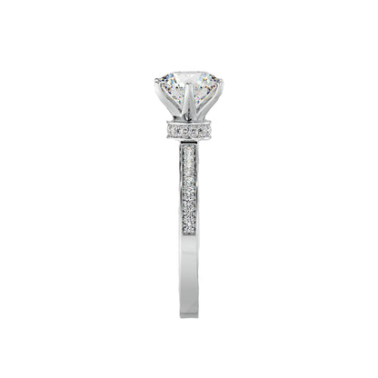 2 ct Bloom Secret Halo Ring