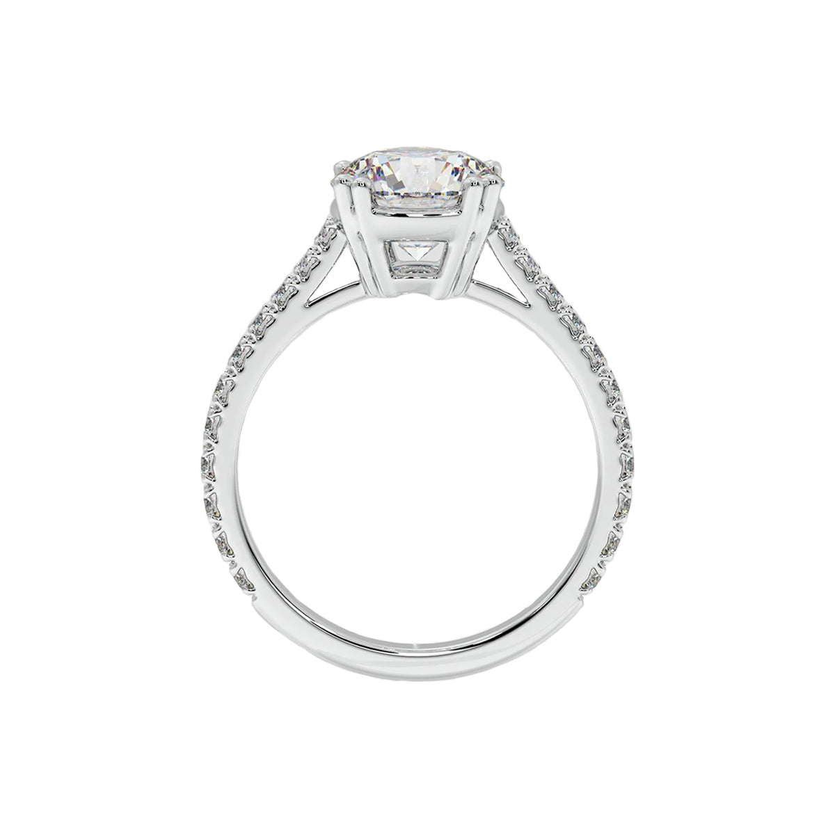 2 ct dual prong solitaire ring
