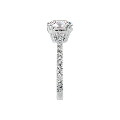 2 ct Dual Prong Solitaire Ring
