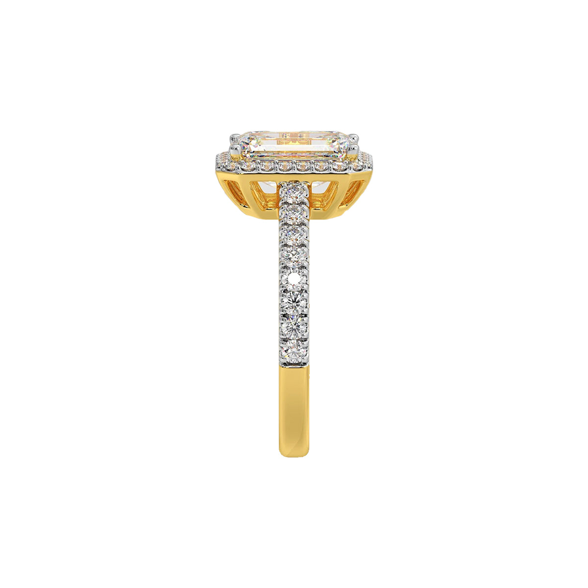 2 ct emra solitaire halo ring