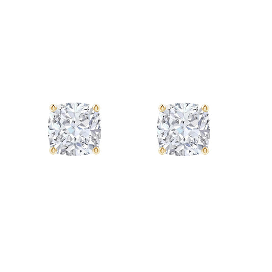 Eternal Spark Cushion-Cut Diamond Studs