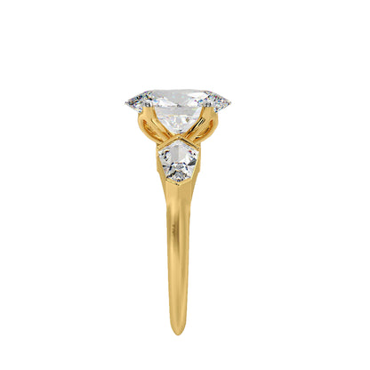 2 ct Oval Kite Ring
