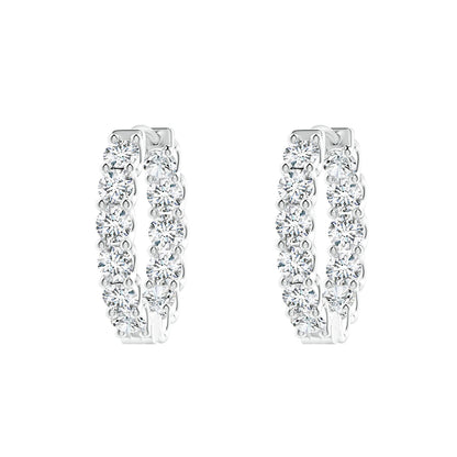 Eternal Sparkle Inside-Out Hoops