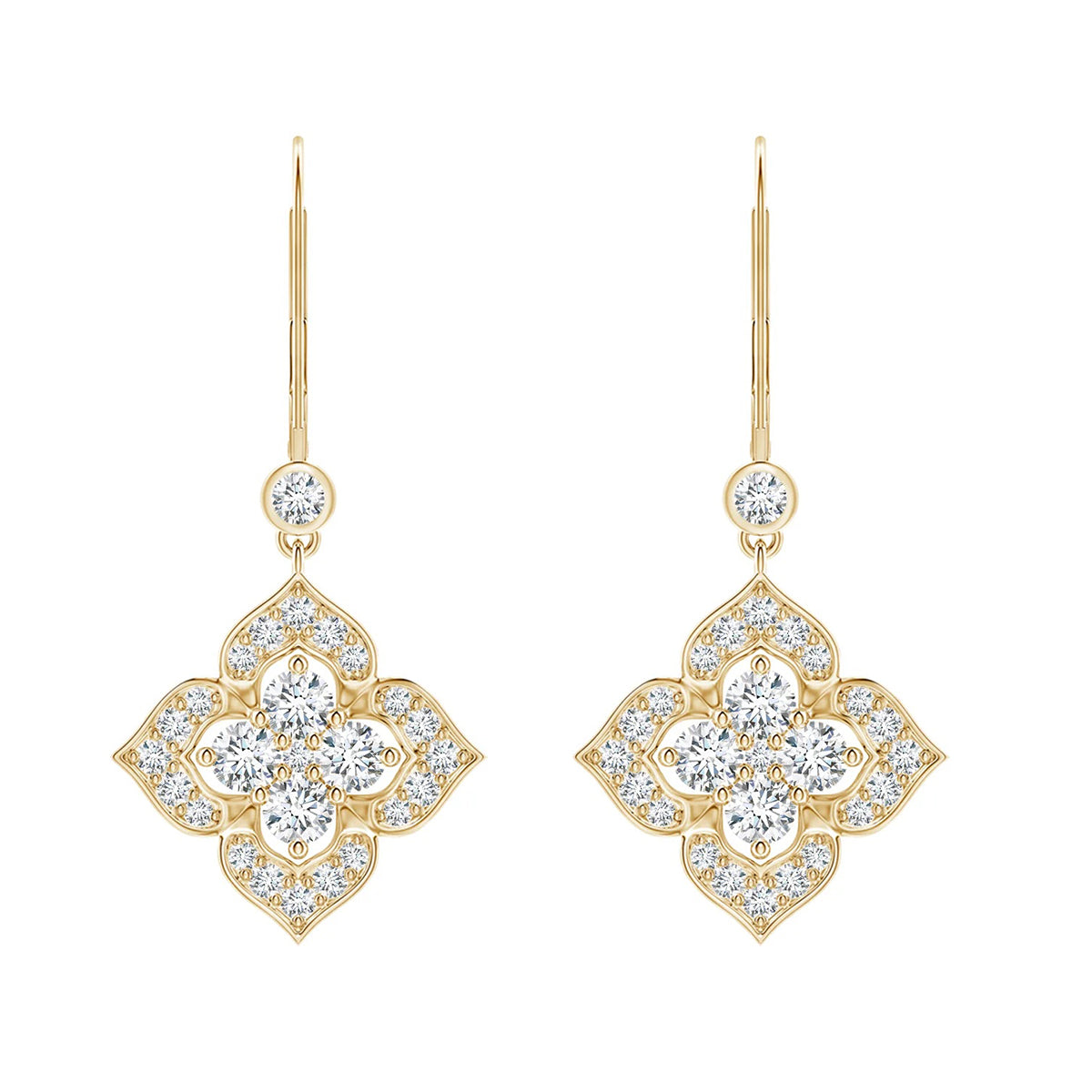 floral radiance earrings