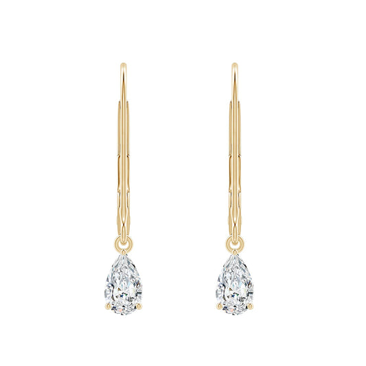 Radiant Pear Drop Earrings