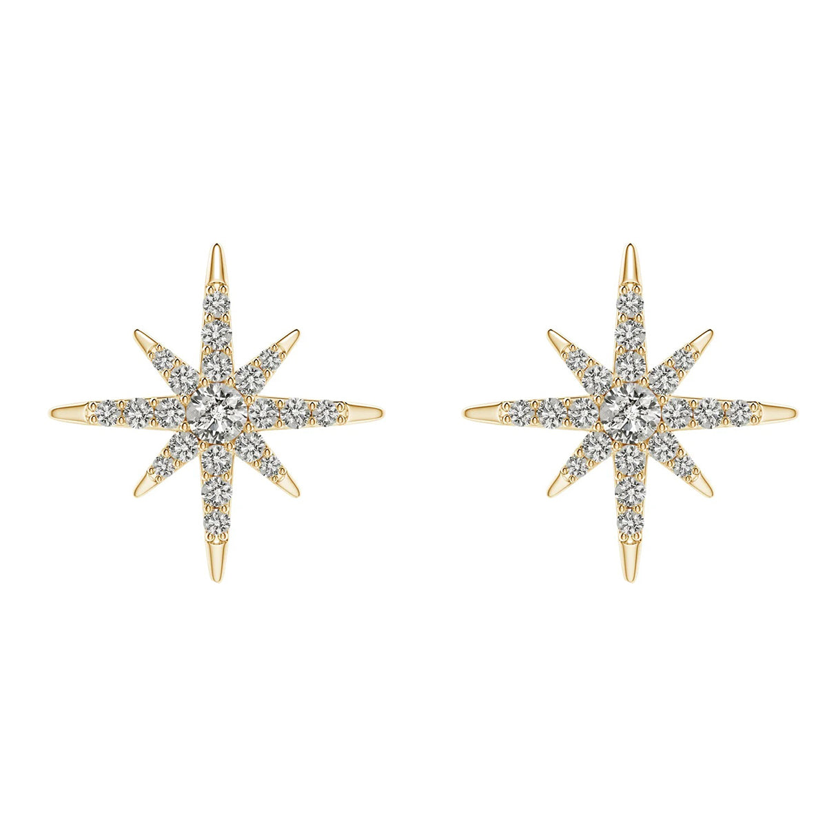 stunning starburst earrings