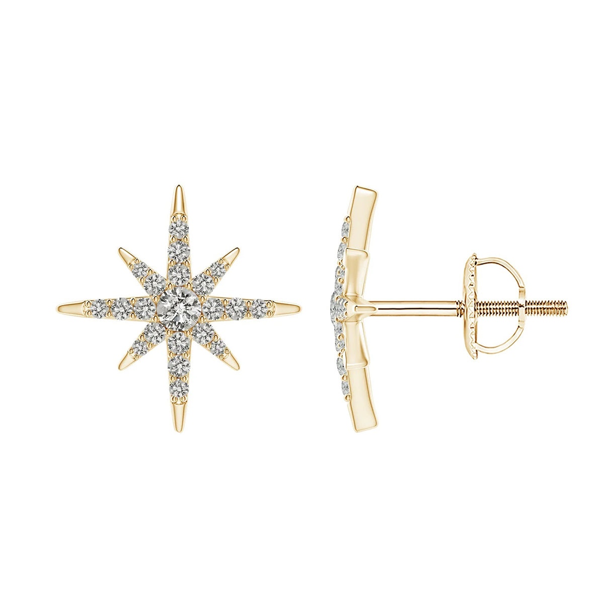 stunning starburst earrings