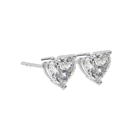 0.75 ct Classic Heart Studs