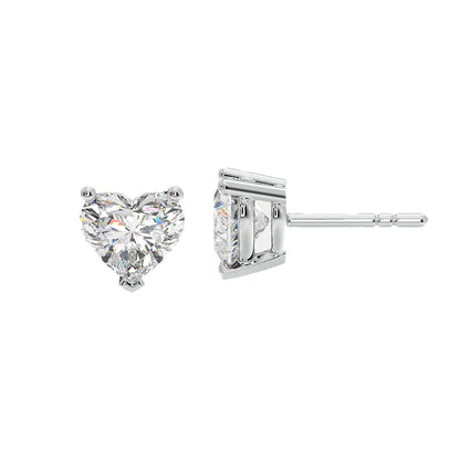 0.75 ct Classic Heart Studs