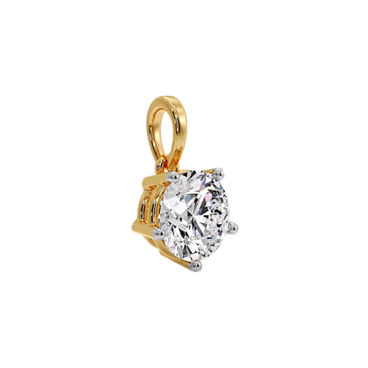 1 ct solitaire pendant