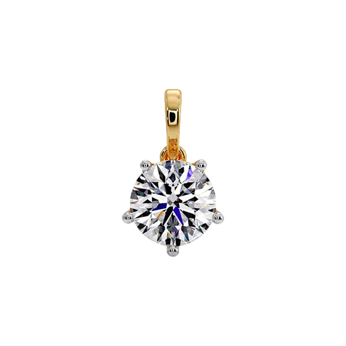 1 ct solitaire pendant