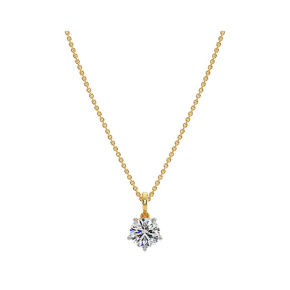 1 ct Solitaire Pendant