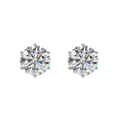 1 ct Solitaire Studs