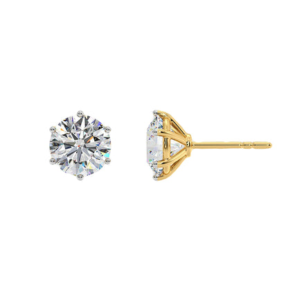 1 ct Solitaire Studs