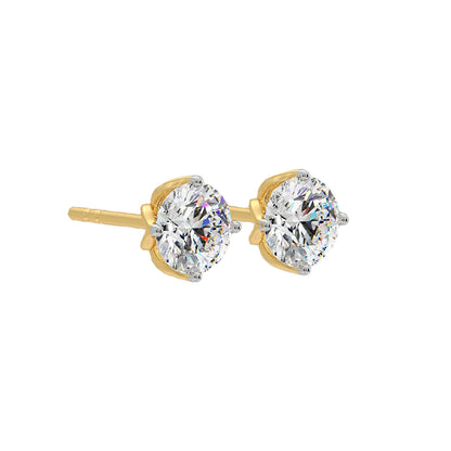1 Ct Solitaire Studs