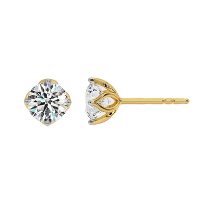 1 Ct Solitaire Studs