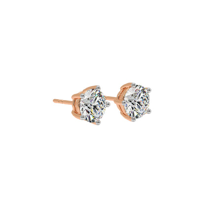 1 ct Solitaire Studs