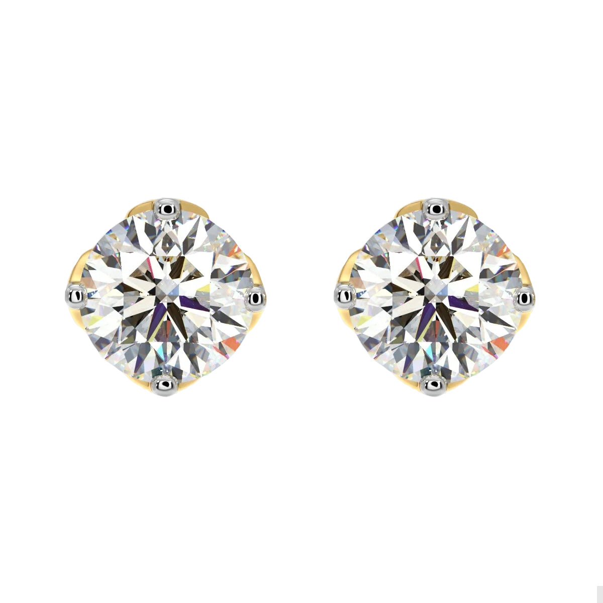 1.25 ct solitaire studs