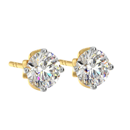 1.25 ct Solitaire Studs