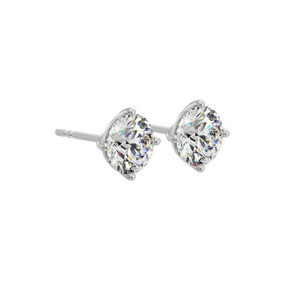 1.50 ct Conical Solitaire Studs