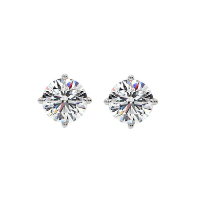 1.50 ct Conical Solitaire Studs