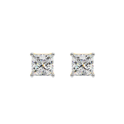 1.50 ct Princess Studs