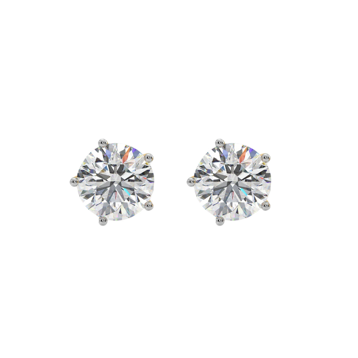 1.50 ct solitaire classic studs