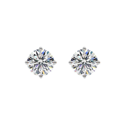 2 ct Conical Solitaire Studs